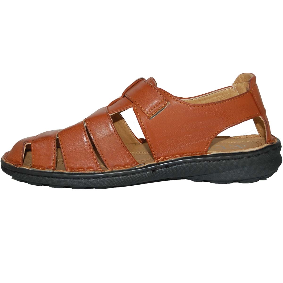 CLOSE BACK SANDAL WITH VELCRO STRAPS