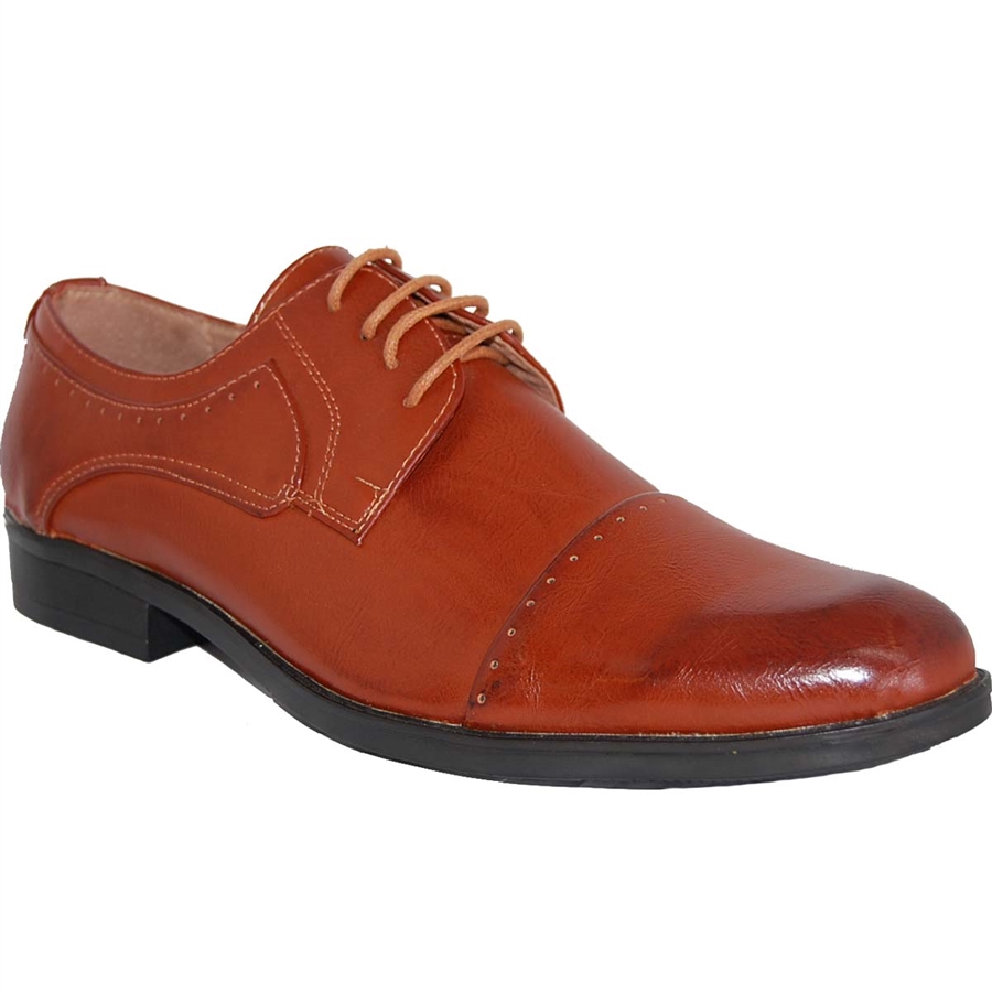 Designer Shoe Factory Saiioy Classic Cap Toe Casual Shoe