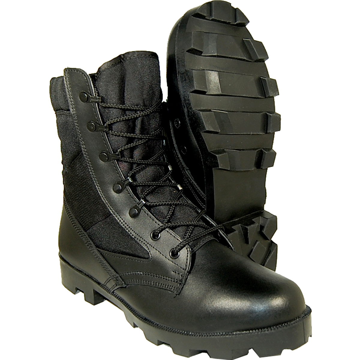 canvas combat boots